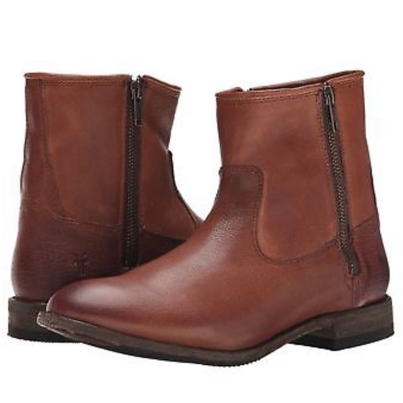 FRYE Women’s Brown Short Boots Booties - Picture 1 of 4